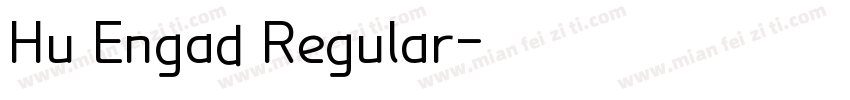 Hu Engad Regular字体转换